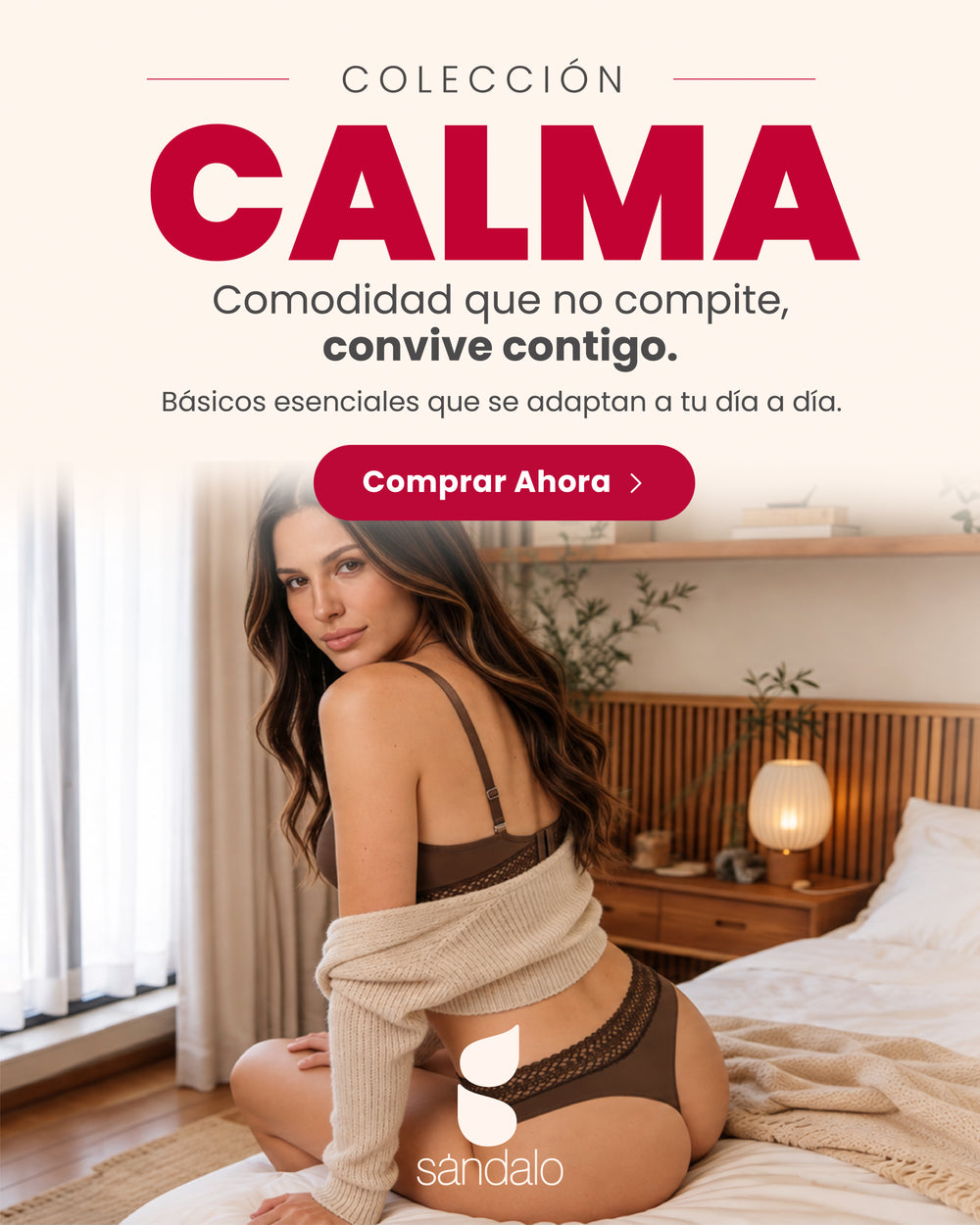 Comodidad que no compite, convive contigo. Básicos esenciales que se adaptan a tu día a día.