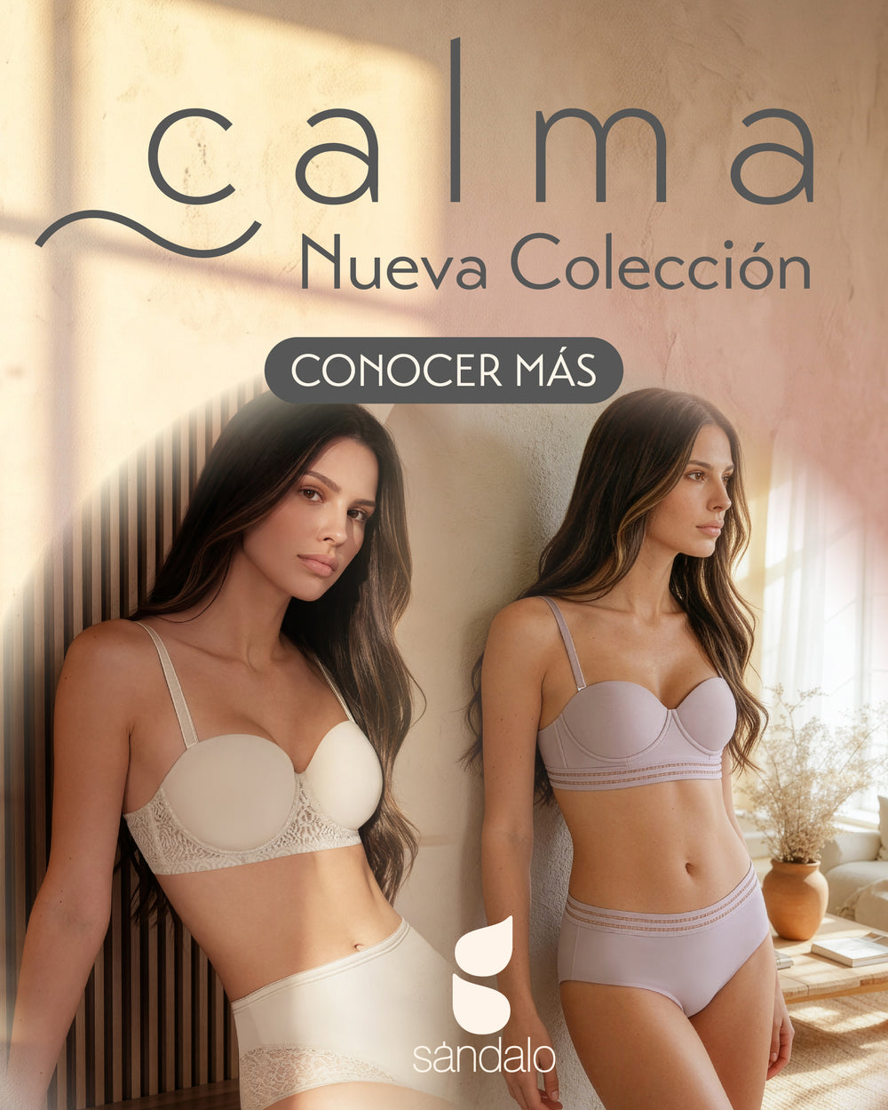 Colección Calma de Sándalo: ropa interior femenina hecha en Colombia