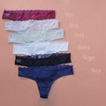 Panty en Encaje y Lycra